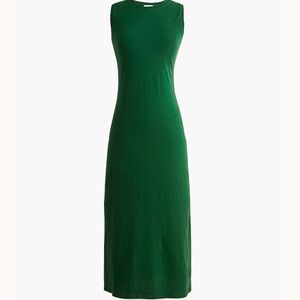 J.Crew Knit Midi Dress‎ Womens Large Classic Green